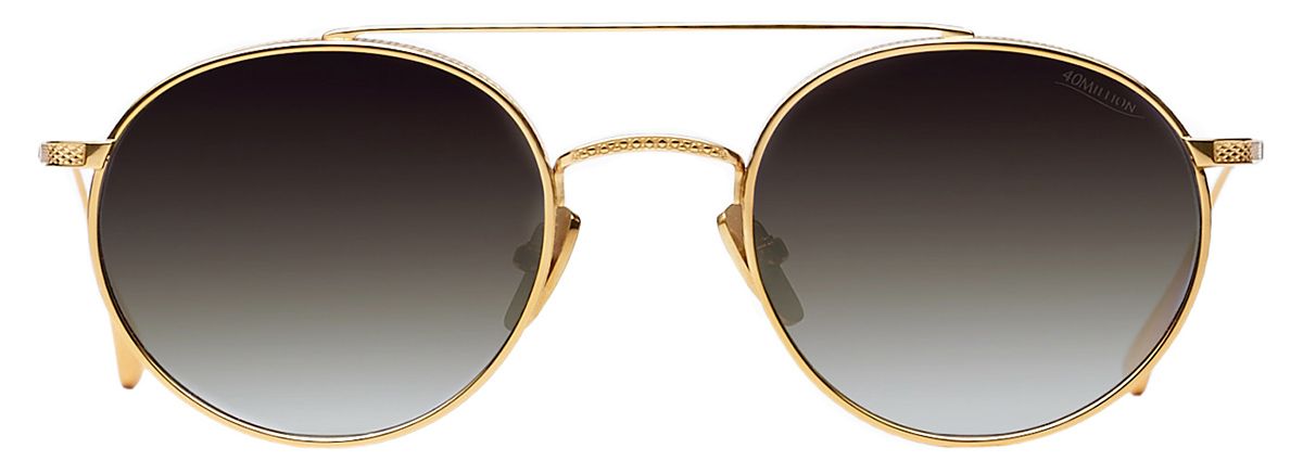 1 - Круглые солнцезащитные очки 40 Million Cool GLD 290 - фото спереди