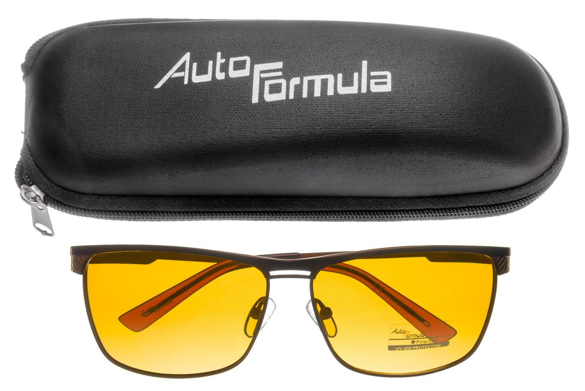 Водительские очки антифары Auto Formula 2734-AF C.2 (с футляром)